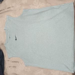 Kids large gray nike dri fit tank like new